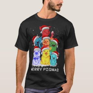 T-shirt Décoration de l'ornement de cochon Arbre de Noël J