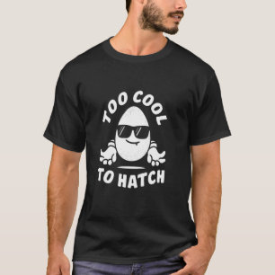 T-shirt Décoration drôle d'oeuf de Pâques avec lunettes de