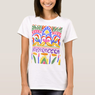 T-shirt décoration traditionnelle roumaine