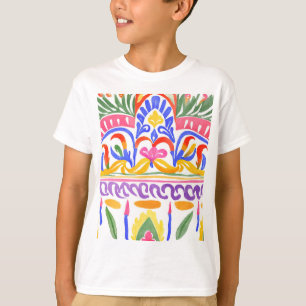 T-shirt décoration traditionnelle roumaine