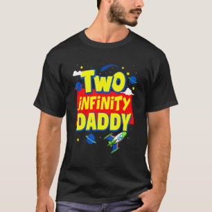 T-shirt Décorations de Daddy Two Infinity And Beyond Birth
