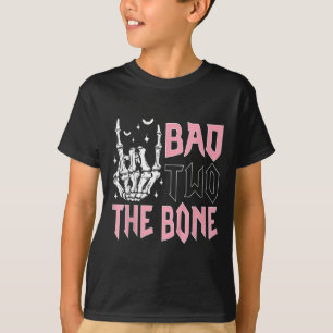 T-shirt Décorations de fête Bad Two The Bone 2 ans Bir