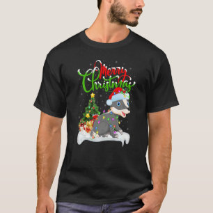 T-shirt Décorations de Noël Blaireau Père Noël Blaireau No