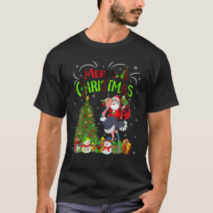 T-shirt Décorations de Noël Lumières Arbre Père Noël Ridin