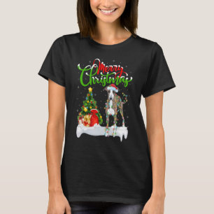 T-shirt Décorations de Noël Père Noël Italien Greyhound Ch