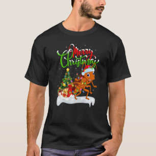 T-shirt Décorations Noël Cockroach Père Noël Cockroach Chr