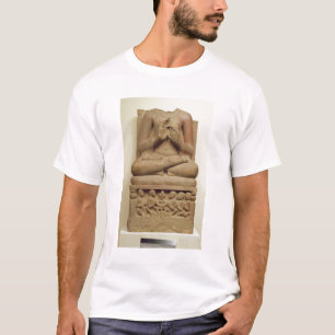 T-shirt Découpage de Bouddha dans l'attitude de prêcher 