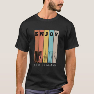 T-shirt Découvrez la beauté de la Nouvelle-Zélande avec En