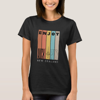T-shirt Découvrez la beauté de la Nouvelle-Zélande avec En