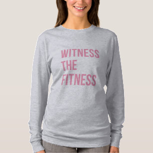T-shirt Découvrez La Citation De Fitness Gym Rose Noir