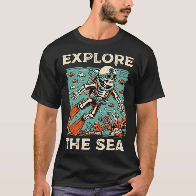T-shirt Découvrez la mer (Devant)