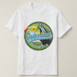 T-shirt Découvrez le fabuleux logo costa rica
