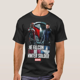 T-shirt Découvrez Le Faucon Et L'Affiche Soldat D'Hiver T-