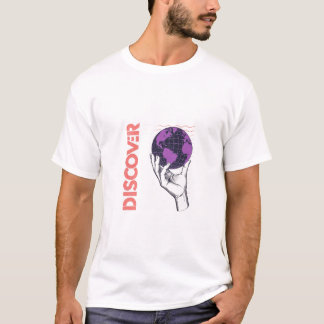 T-Shirt Découvrez le Globe - Chemise de Voyage Min
