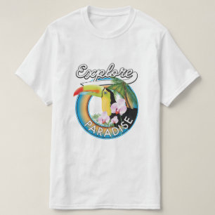T-shirt Découvrez le logo de Paradise Travel