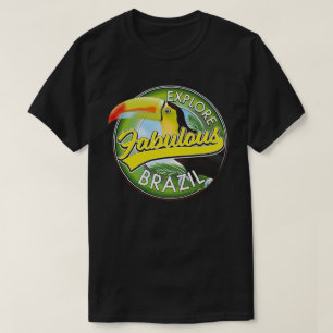 T-shirt Découvrez le logo fabuleux du Brésil