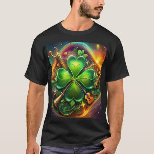 T-shirt Découvrez l'harmonie parfaite du Shamrock, de la m