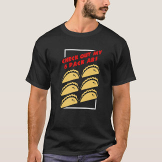 T-shirt Découvrez Mon 6 Pack Abs Taco