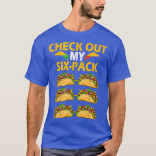 T-shirt Découvrez mon 6pack Cinco De Mayo Fitness Taco Mei