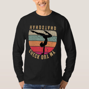 T-shirt Découvrez Mon Poignée Drôle Gymnastique Compétence