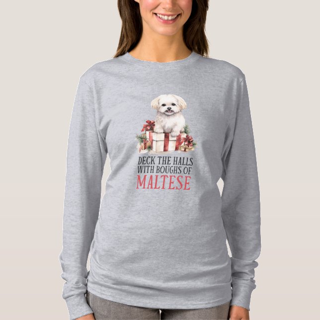 T-shirt Découvrir Les Halls Avec Des Bouges De Maltais (Devant)