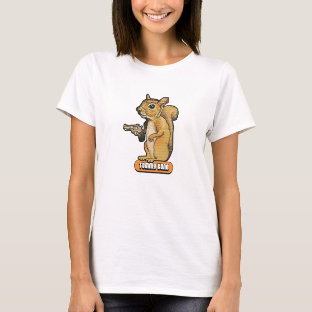 T-shirt d'écureuil de dames (Devant)
