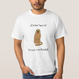 T-shirt d'écureuil de zombi