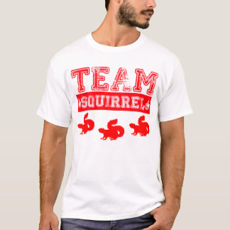 T-shirt d'écureuil d'équipe