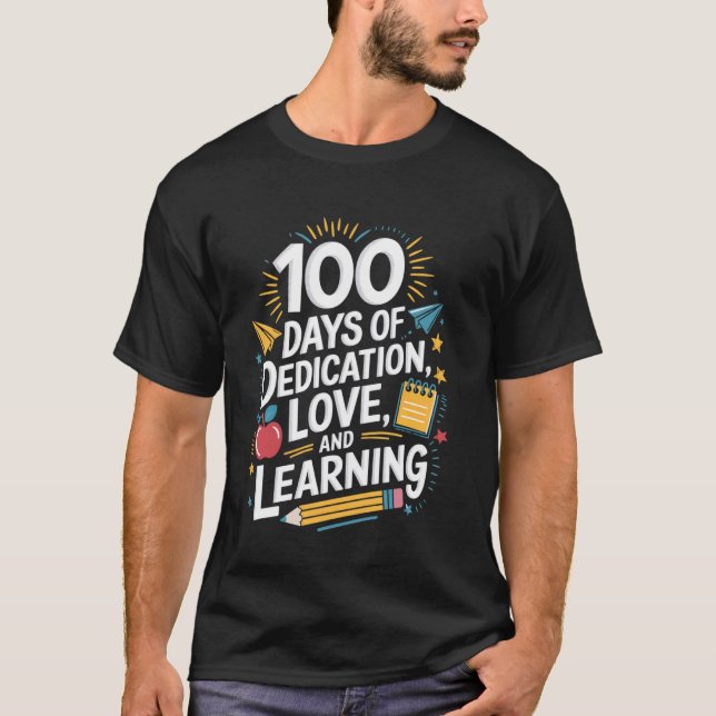 T-shirt Dédicace Amour Apprentissage Étudiants Enseignant  (Devant)