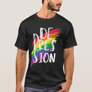 T-shirt Dédouanement-Ion Tee Arrière - plan arc-en-ciel
