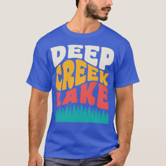 T-shirt Deep Creek Lake State Park Maryland Vintage Typogr