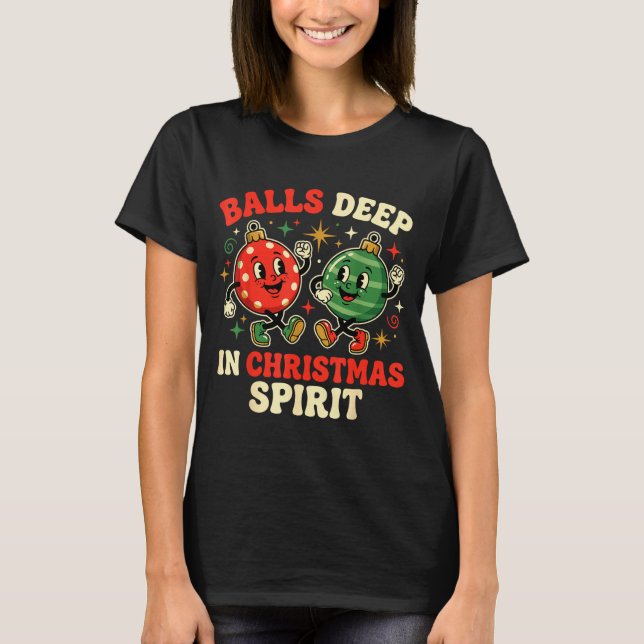 T-shirt Deep In Christmas Srit  (Devant)