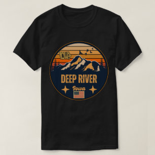 T-shirt Deep River, Iowa, États-Unis