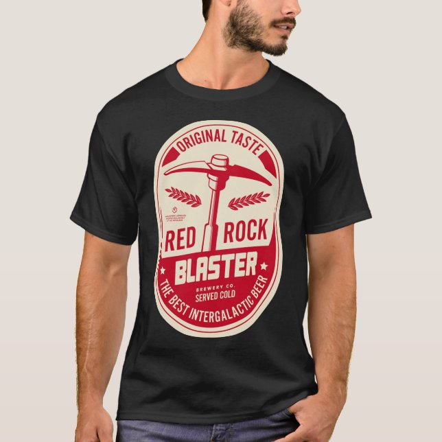 T-shirt Deep Rock Galactic Red Rock Blaster Essential T-Sh (Devant)