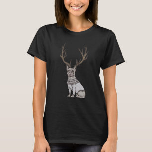 T-shirt Deer Frenchie