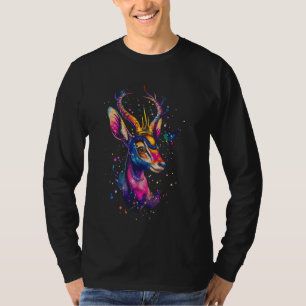 T-shirt Deer Wildlife Animal Art Nature Lover Art coloré