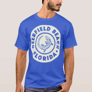 T-shirt Deerfield Beach Floride Circle Tan