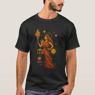 T-shirt Déesse Ancienne Rencontre Jeu Rétro - Mythologie C