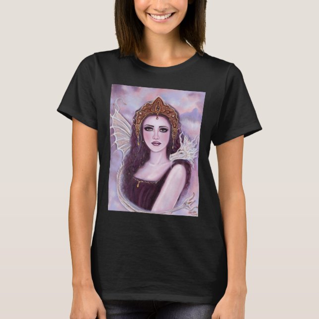 T-shirt Déesse avec serpent de Renée Lavoie (Devant)
