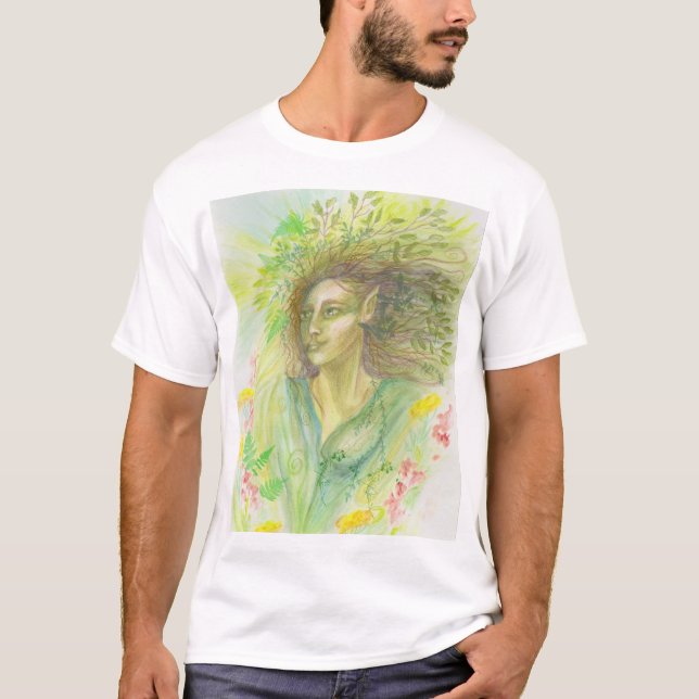 T-shirt Déesse du printemps (Devant)