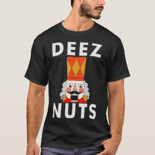 T-shirt Deez Nuts Drôle Noisette de Noël Hommes