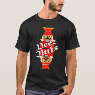 T-shirt Deez Nuts Nutcracker Nut Hommes Femmes Noël Drôl