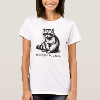 T-shirt Défait Mais Mignon, Mème de Raton Laveur Drôle