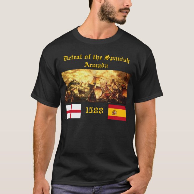 T-shirt Défaite de l'armada espagnole (Devant)