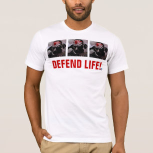 T-shirt DÉFENDEZ LA VIE !  Édition du kamikaze II