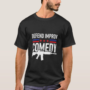 T-shirt Défendre la comédie improvisée