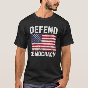 T-shirt Défendre la démocratie Protéger le droit de vote S