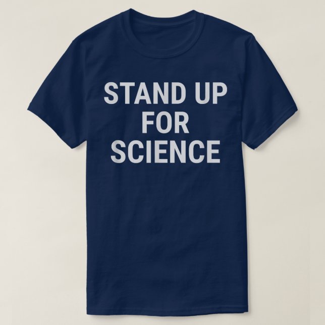 T-shirt défendre la science (Design devant)