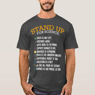 T-shirt Défendre La Science Physique Du Changement Climat