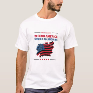 T-shirt Défendre les politiciens Libéral Politique Liberté